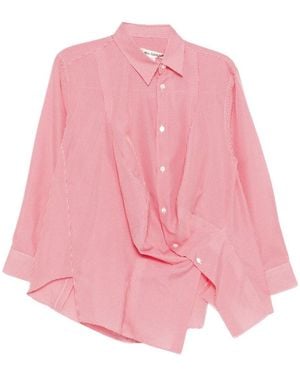 Comme des Garçons Checked Long-Sleeve Shirt - Pink