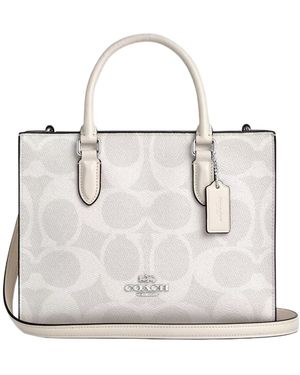 COACH Maggie Small Tote Bag - White