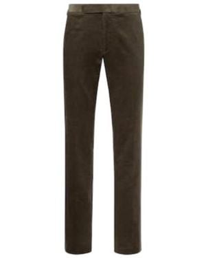 Ralph Lauren Cotton Corduroy Slim Trousers - Grey
