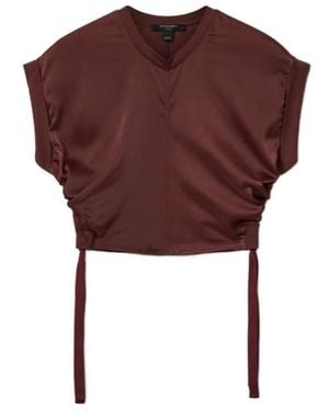 AllSaints Drawstring T-Shirt - Red