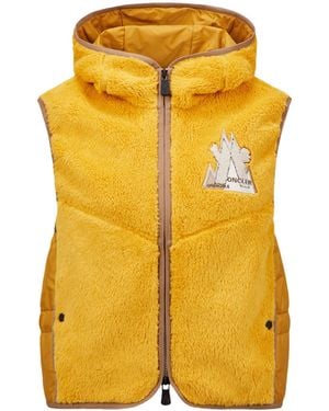 Moncler Fleece Gilet - Yellow