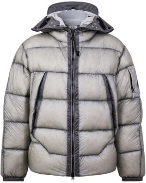 C.P. Company Quilted Down Jacket - Gray