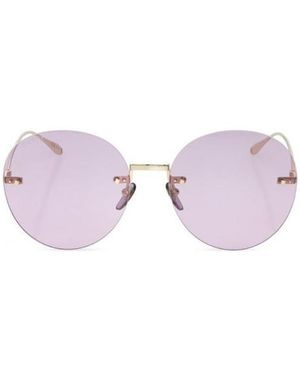Gucci Eyewear Round Frame Sunglasses - Purple