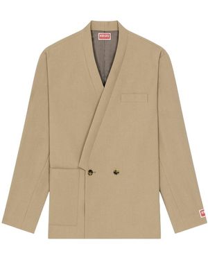 KENZO Tailored Kimono Jacket - Natural