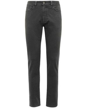 ZEGNA Belt Loop Jeans - Gray