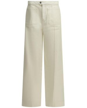 Soeur 'Harry' Wide-Leg Jeans - White