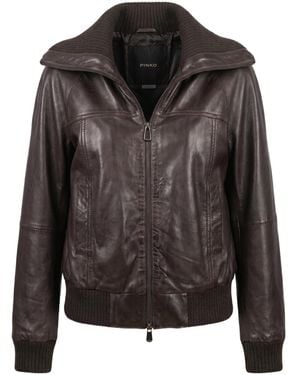 Pinko Long-Sleeve Zip-Up Jacket - Black