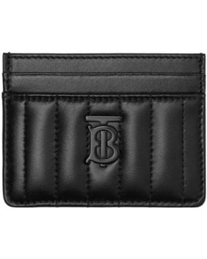 Burberry Lola Quilted Card Case - Black