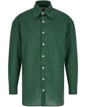 NAMACHEKO Striped Shirt - Green