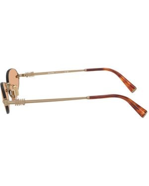 Miu Miu Rimless Metal Sunglasses - Multicolor