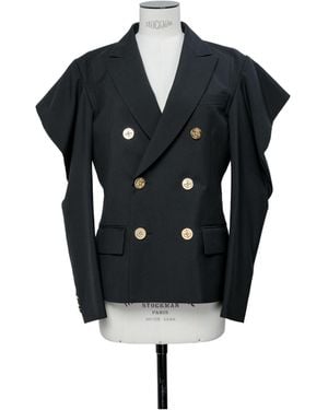 Sacai Long-Sleeved Suit Jacket - Black