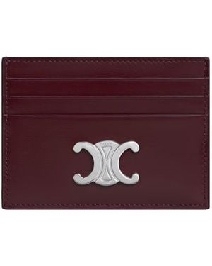 Celine Card Holder Triomphe - Purple