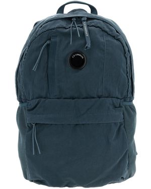 C.P. Company Lens Nylon B Backpack - Blue