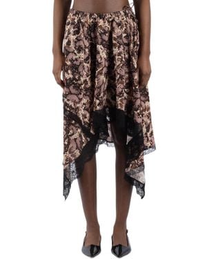 Dries Van Noten Asymmetric Skirt - Black
