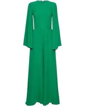 Valentino Long-Sleeved Jumpsuit - Green