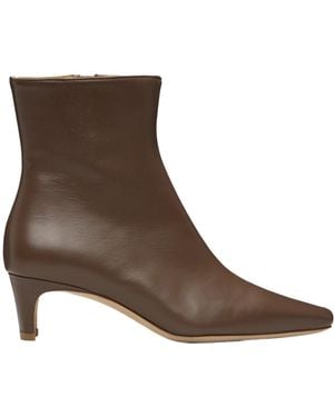 STAUD Wally Ankle Boots - Brown