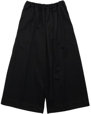 Comme des Garçons Elastic Waist Casual Pants - Black