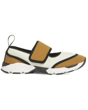 Marni Mary Jane Running Trainers - Metallic
