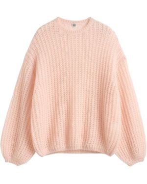 TOTEME Totême Puffed Knit Sweater - Pink