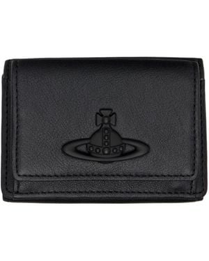 Vivienne Westwood Tri-Fold Wallet - Black