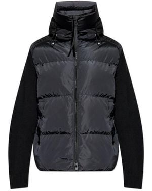 Canada Goose Quilted Hooded Padded Jacket - Black