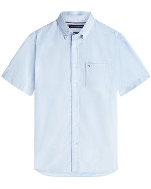Tommy Hilfiger Lightweight Breathable Shortsleeve Shirt - Blue
