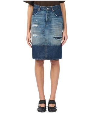 MM6 by Maison Margiela Denim Skirt - Blue