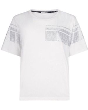 Liu Jo T-Shirt With Rhinestones - White
