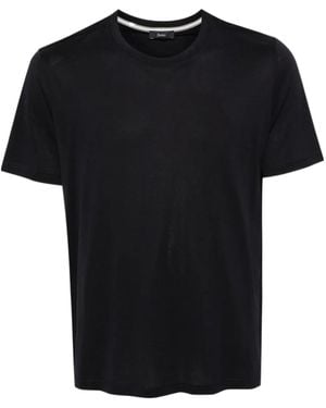 Herno Cotton Jersey T-Shirt - Black