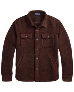 Polo Ralph Lauren Buttoned Flap-Pocket Knitwear - Brown