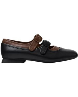 Camper Leather Ballerinas For - Black
