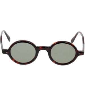 Eyevan 7285 7285 Round-Frame Sunglasses - White
