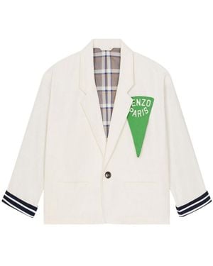 KENZO Sera' Workwear Jacket - White