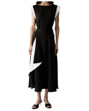 KARL LAGERFELD Zipper Dress - Black