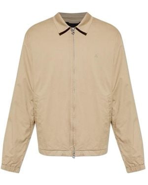 Rag & Bone Zip-Up Elasticated-Cuff Jacket - Natural