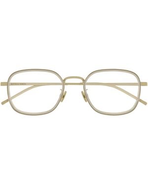 Bottega Veneta Eyewear Square Frame Glasses - White