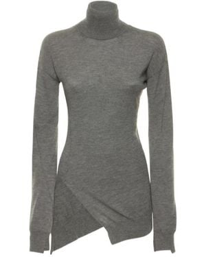 The Row Nomi Fine Cashmere Turtleneck Jumper - Grey