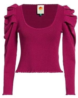 FARM Rio Light And Elastic Knitted Jumper - Pink