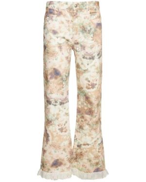 Isabel Marant Belvira Printed Cotton Pants - Natural