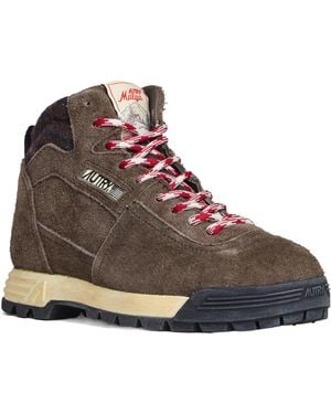 Autry Malga Mid-Top Boots - Brown