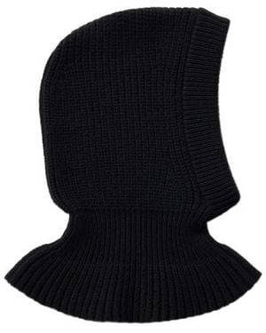 Lemaire Ribbed Hat - Black
