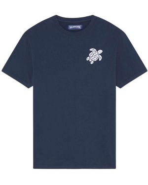 Vilebrequin Partisol Logo T-Shirt - Blue