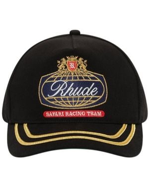 Rhude Safari Crest Hat - Black
