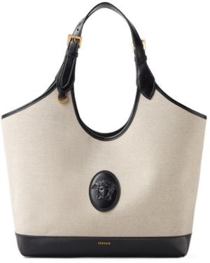 Versace Rivière Large Tote Bag - White