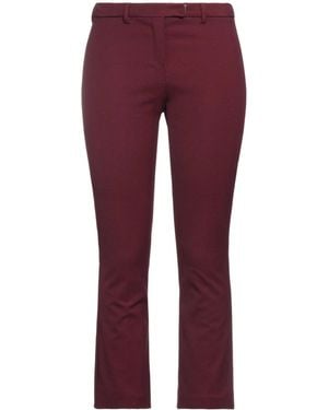 Max Mara High-Waisted Bootcut Cropped Pants - Purple