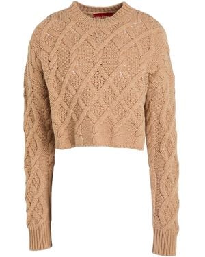 MAX&Co. Cable-Knit Sweater - Natural