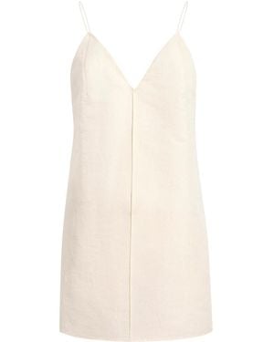 KHAITE Talsie V-Neck Top - White