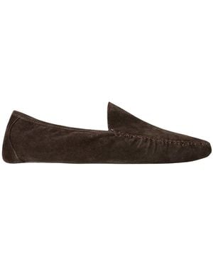 Loro Piana Maurice Slippers - Brown