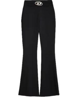 DIESEL Comfort Stretch Flare Pants - Black