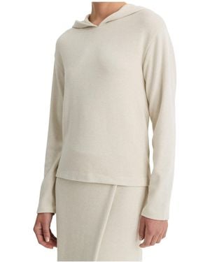 Vince Cosy Long-Sleeved Hoodie - White